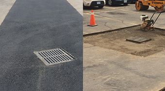 Asphalt Catch Basin Repairs